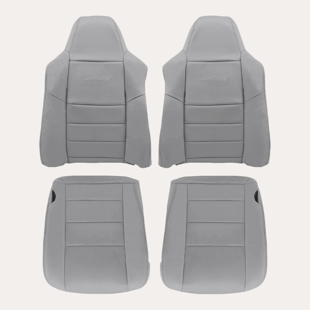 Ford F250 F350 2002-2007 Lariat Crew Cab – Exact Match Replacement Seat Cover (Leather Perforated)