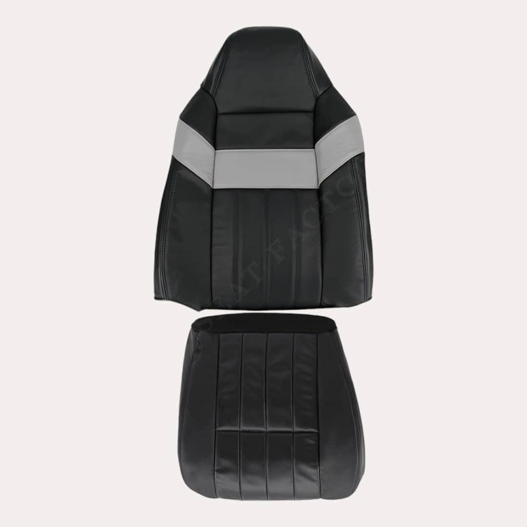 Ford F250 F350 2004-2007 (Harley-Davidson) - Exakt matchande ersättningsöverdrag för säte (perforerat läder)
