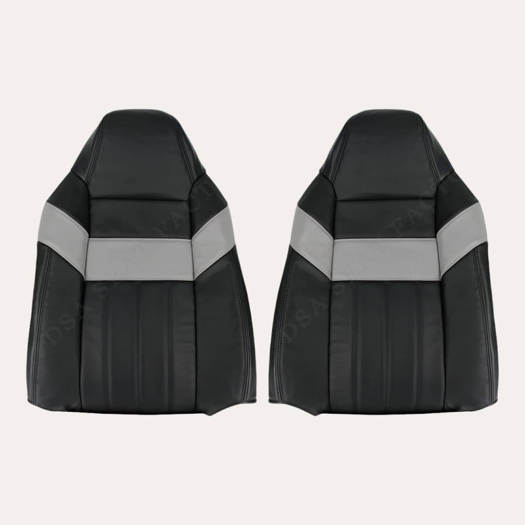 Ford F250 F350 2004-2007 (Harley-Davidson) - Exakt matchande ersättningsöverdrag för säte (perforerat läder)