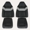 Ford F250 F350 2004-2007 (Harley-Davidson) - Exakt matchande ersättningsöverdrag för säte (perforerat läder)