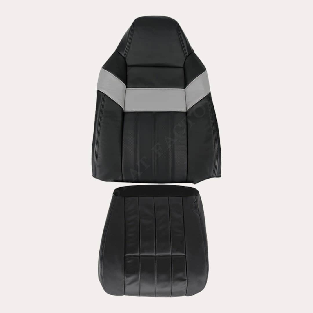 Ford F250 F350 2004-2007 (Harley-Davidson) - Exakt matchande ersättningsöverdrag för säte (perforerat läder)
