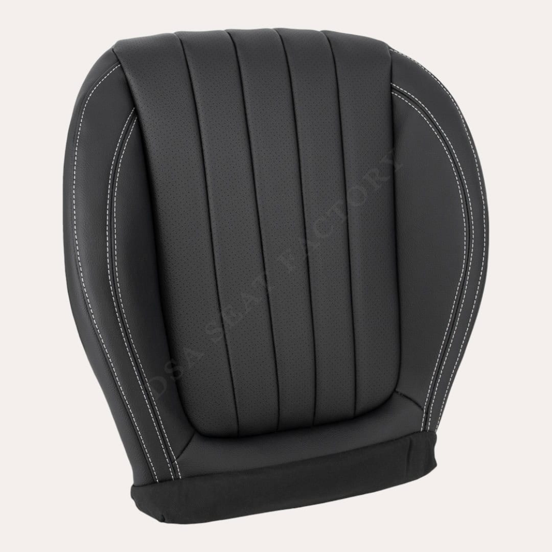 Mercedes Benz E350 2017-2020 - Housse de siège de remplacement (coutures blanches)