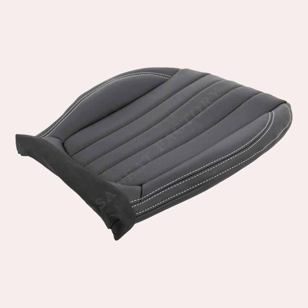 Mercedes Benz E350 2017-2020 - Housse de siège de remplacement (coutures blanches)