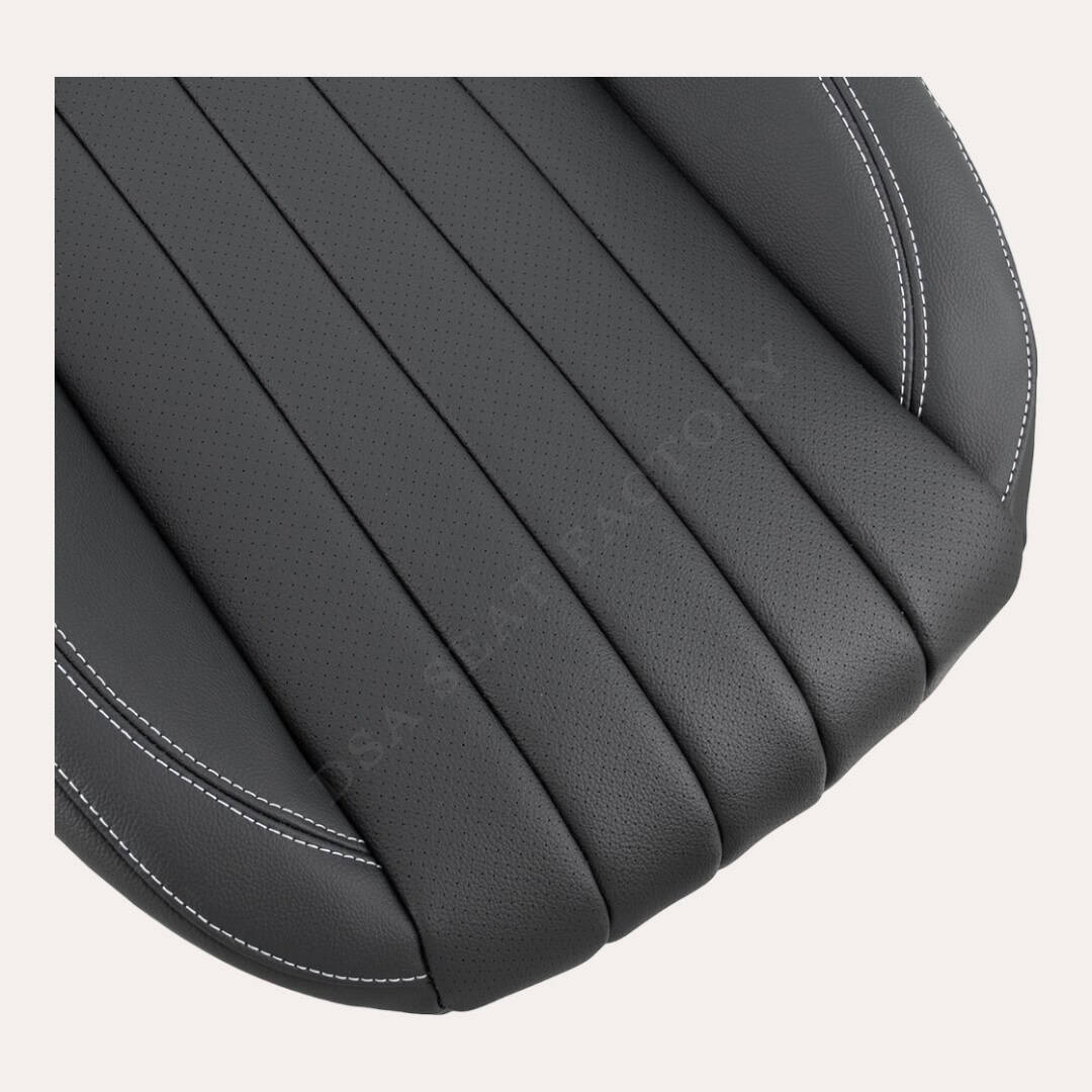 Mercedes Benz E350 2017-2020 - Housse de siège de remplacement (coutures blanches)