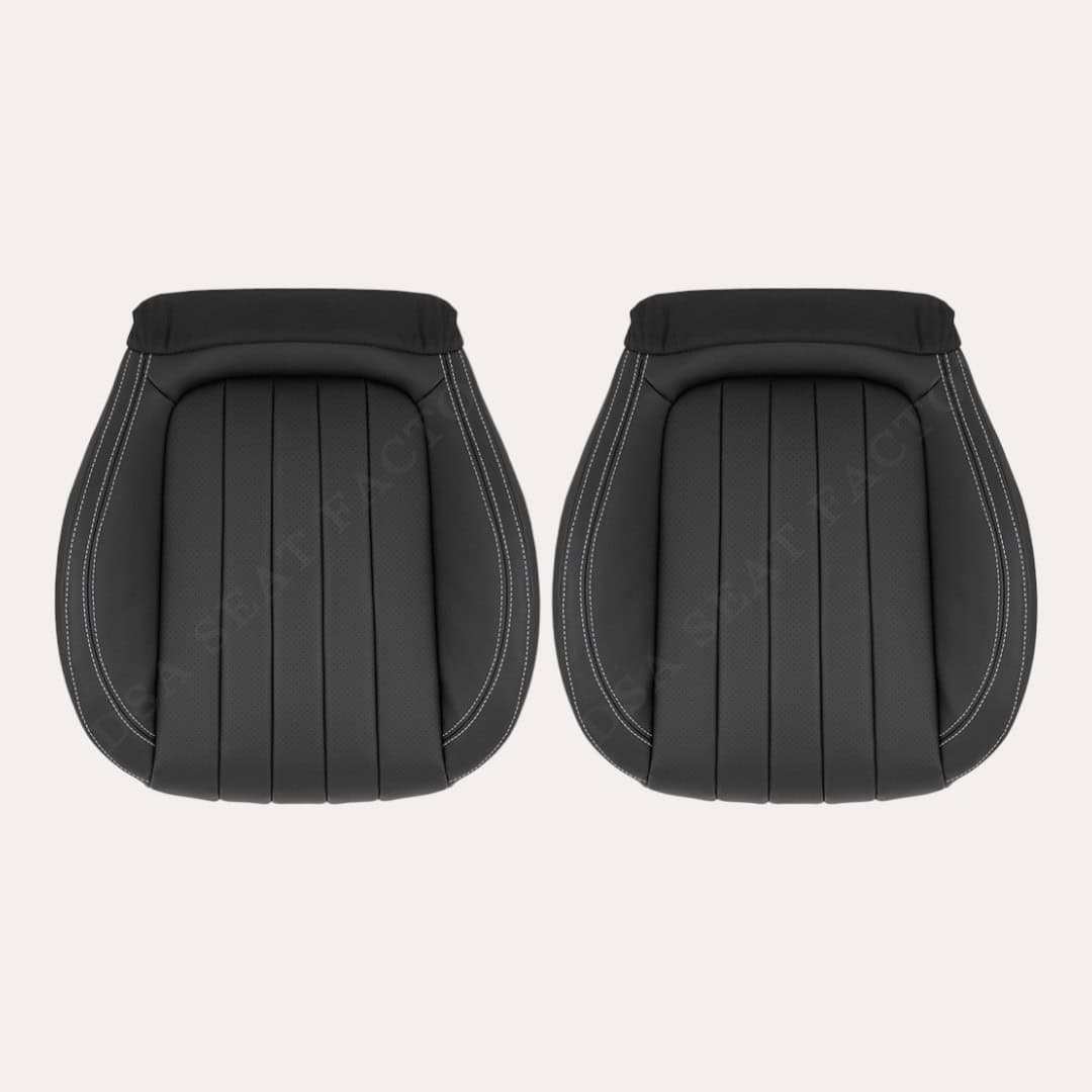 Mercedes Benz Classe E (W213) 2017-2020 - Housse de siège de remplacement (coutures blanches)